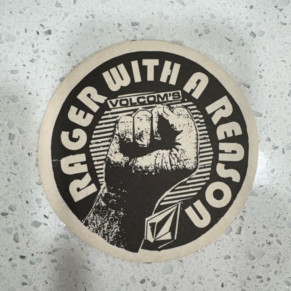 Volcom Rager with a Reason Set of 6 Coasters - Picture 2 of 3